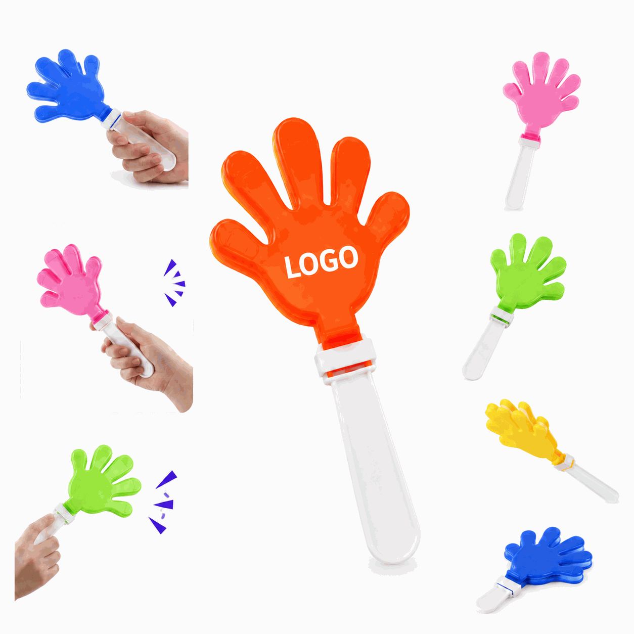 Festive Hand Clapper Noisemaker