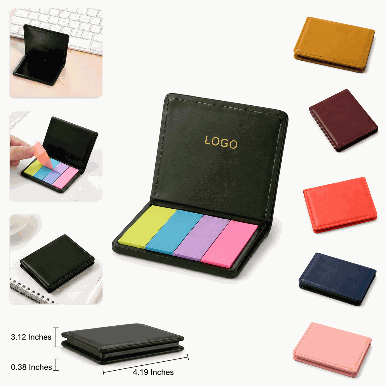 PVC Sticky Notes & Page Flags Book
