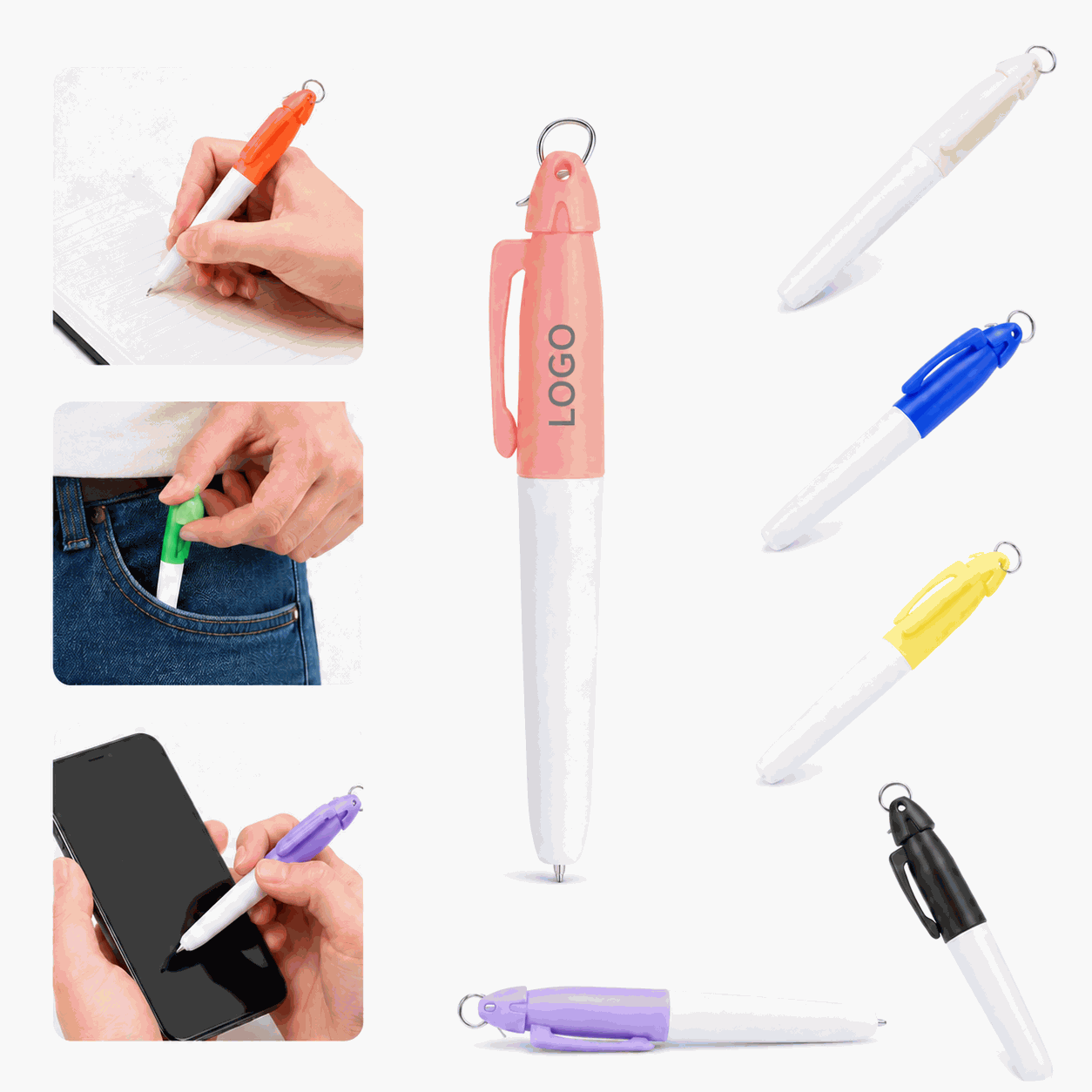 Clip-On Golf Ball Marker Pen