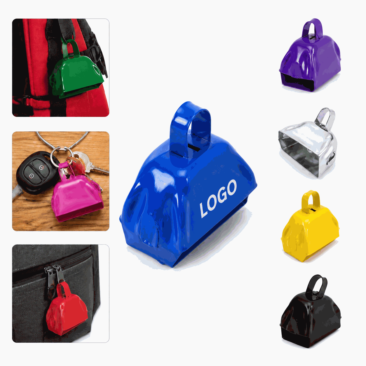 Durable Metal Handled Cowbell