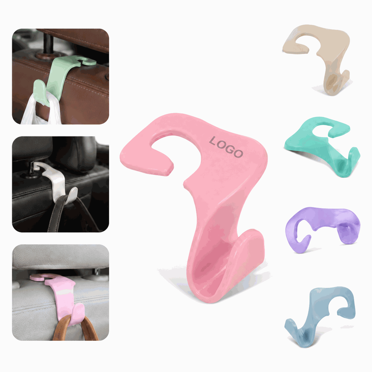 Universal Car Headrest Storage Hook