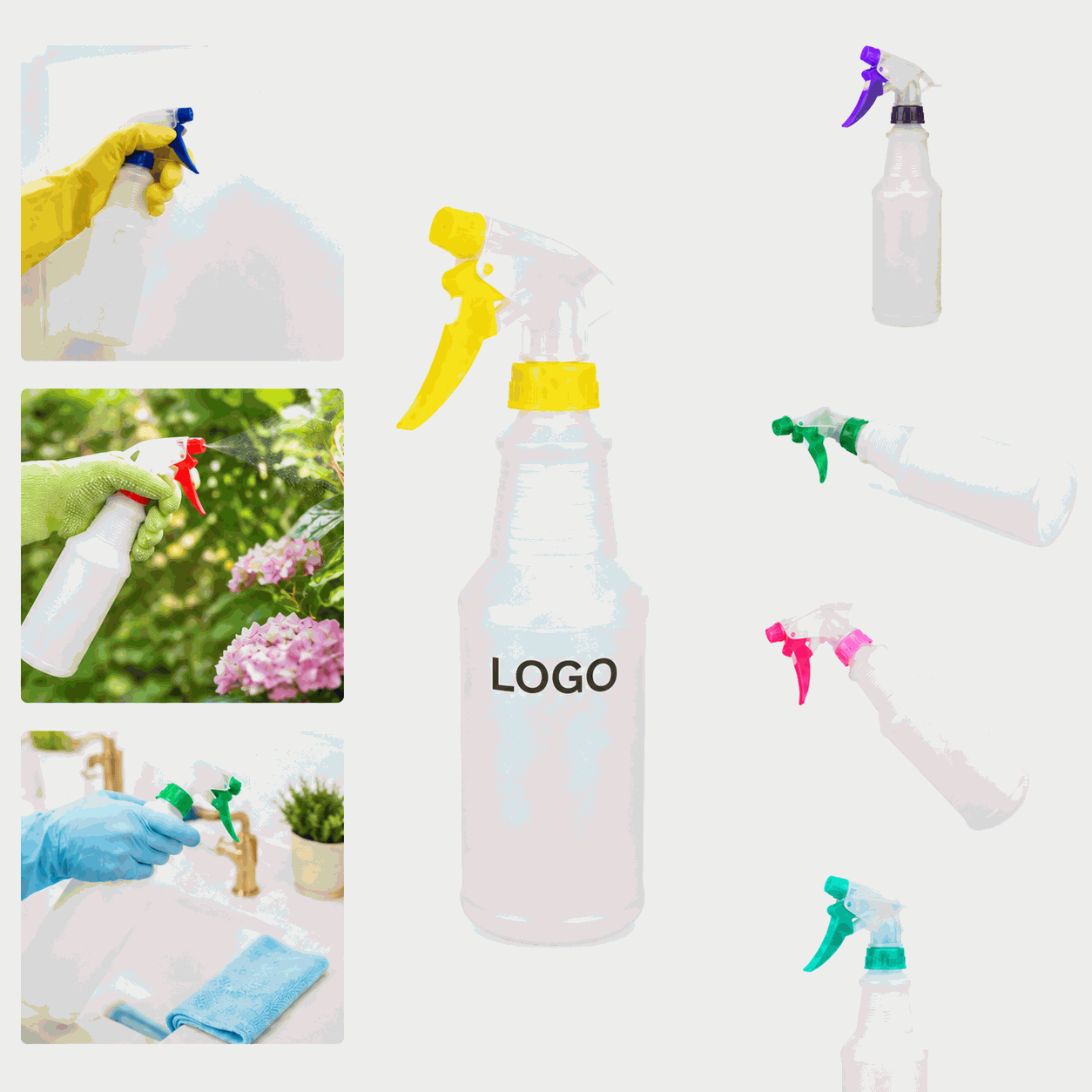 16oz Hand-Pressure Garden Watering Bottle