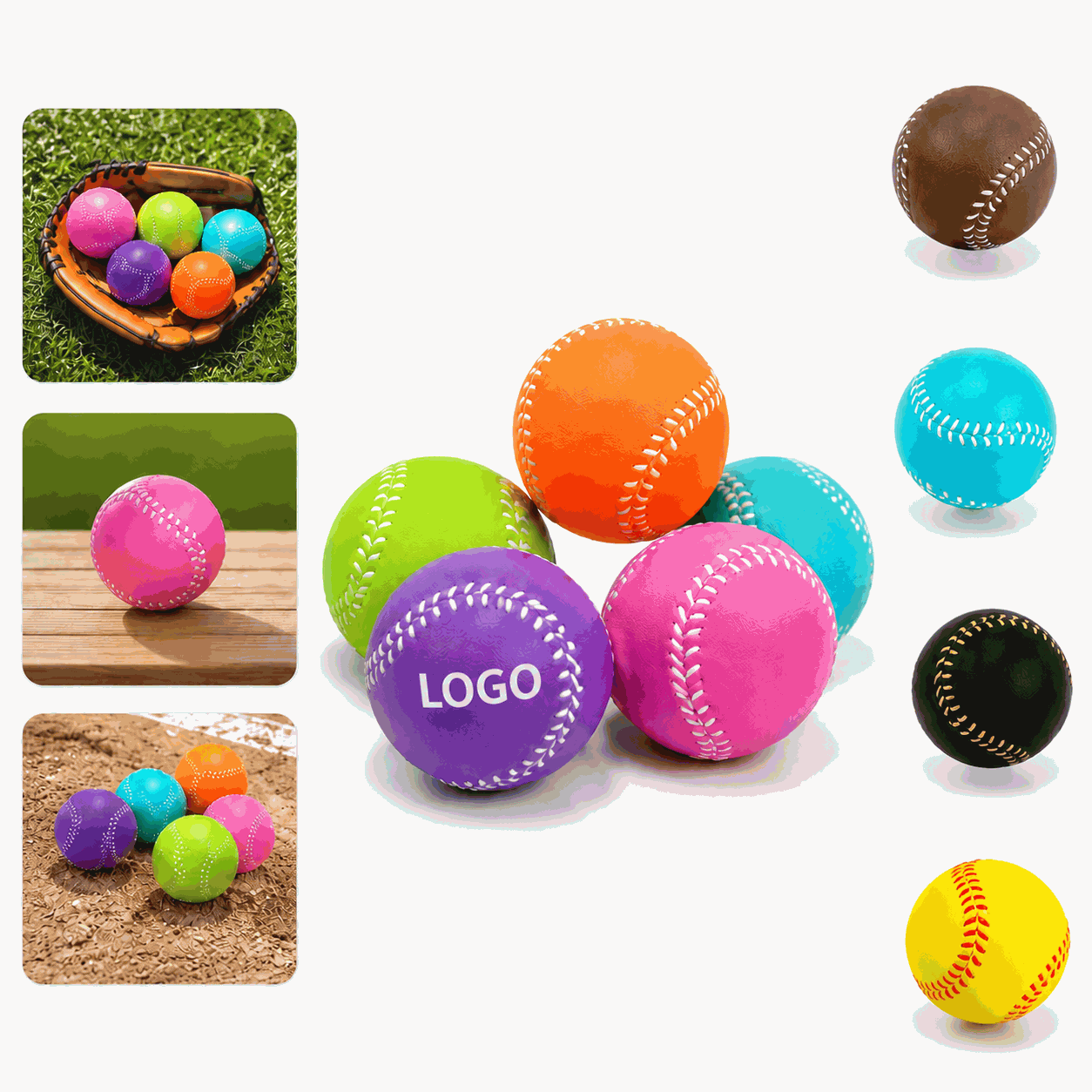 Soft Foam Baseball Stress Ball