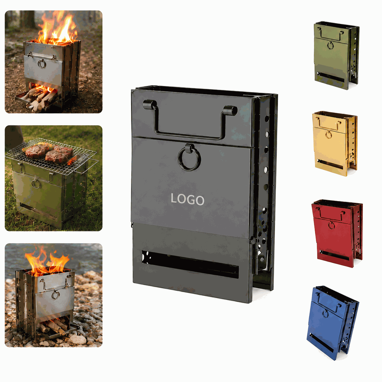 TrailFold Portable Wood Camping Stove