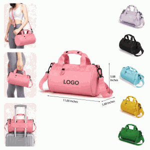 Multi-functional Cylindrical Travel Duffle Bag