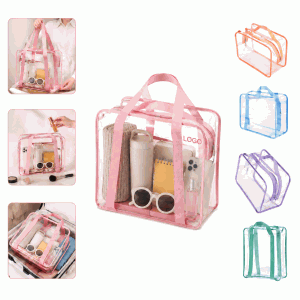Clear PVC Stadium Tote Bag