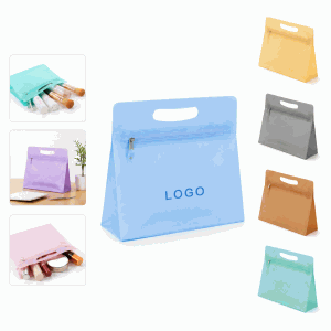 Translucent Water-Resistant Cosmetic Organizer Bag
